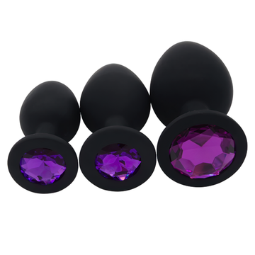 Crystal Butt Plug For Men And Women / Silicone Anal Plugs / Colorful Sex Toy Massager - EVE's SECRETS